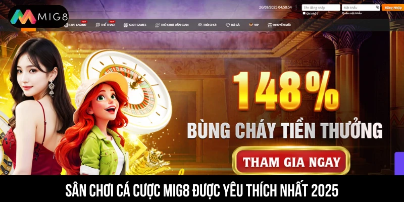 Mig8 – Nhà Cái Uy Tín Hơn 10 Năm Với Dịch Vụ Đẳng Cấp Sân chơi cá cược xanh chín MIG8 được nhiều người chơi yêu thích